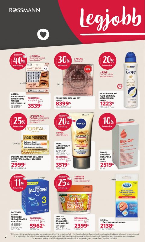 ROSSMANN akciós újság