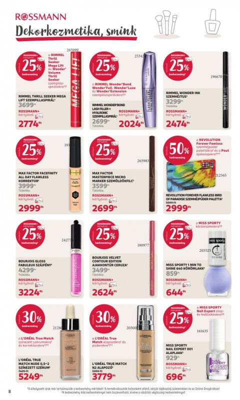 ROSSMANN akciós újság
