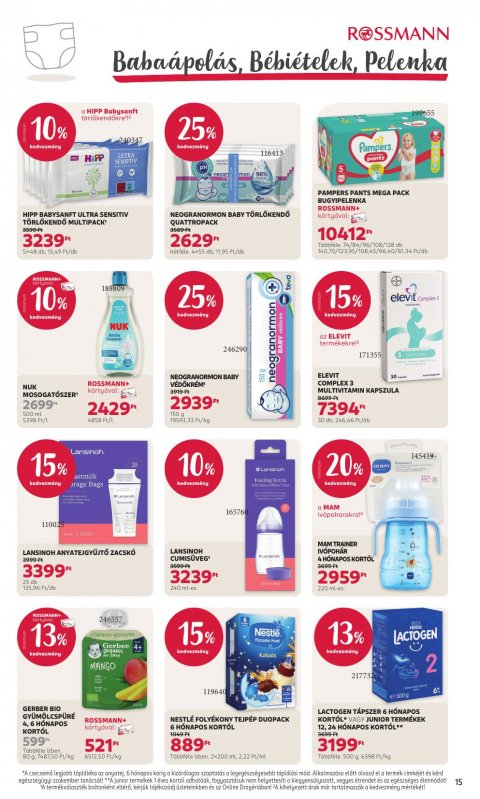 ROSSMANN akciós újság
