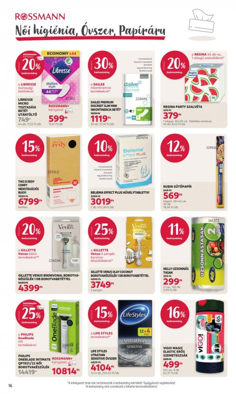 ROSSMANN akciós újság