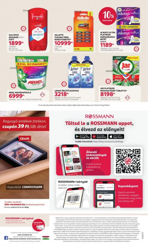 ROSSMANN akciós újság