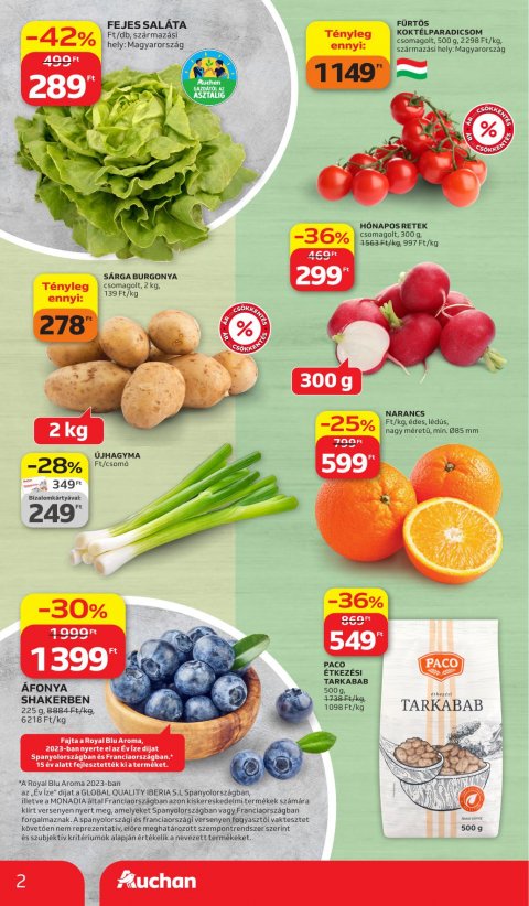 AUCHAN Hipermarket akciós újság