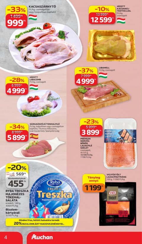 AUCHAN Hipermarket akciós újság