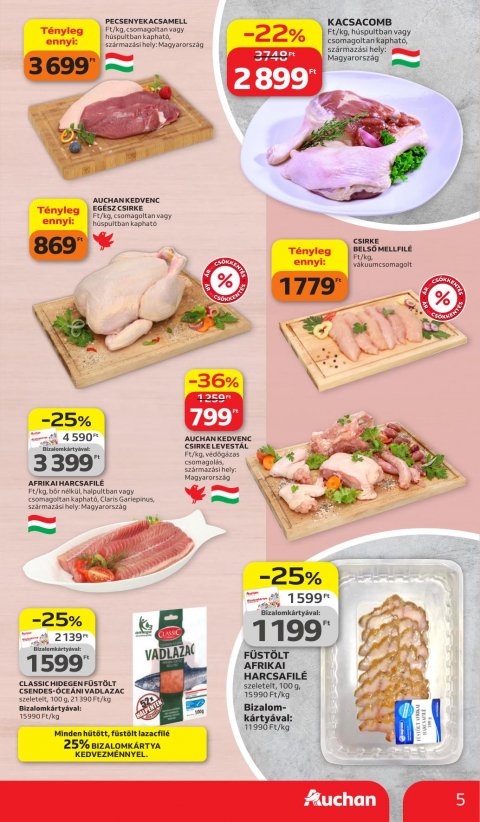 AUCHAN Hipermarket akciós újság