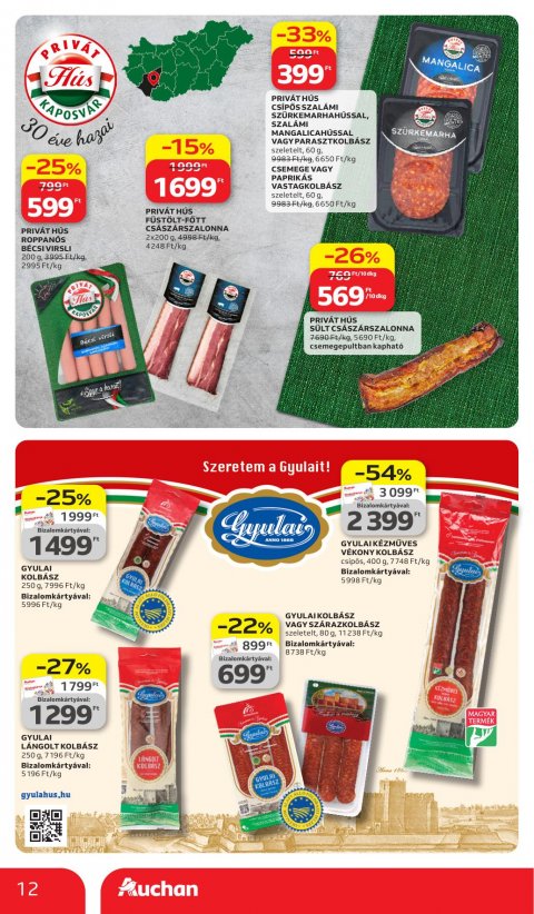 AUCHAN Hipermarket akciós újság