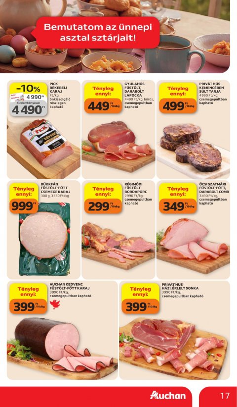 AUCHAN Hipermarket akciós újság