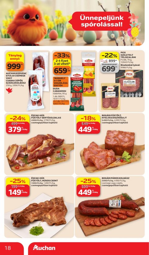 AUCHAN Hipermarket akciós újság