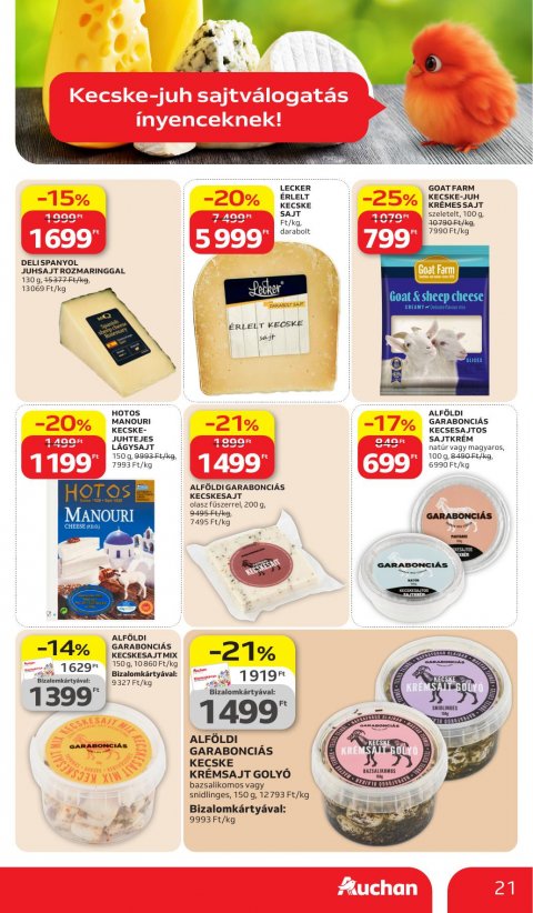 AUCHAN Hipermarket akciós újság