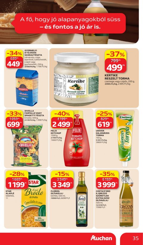 AUCHAN Hipermarket akciós újság