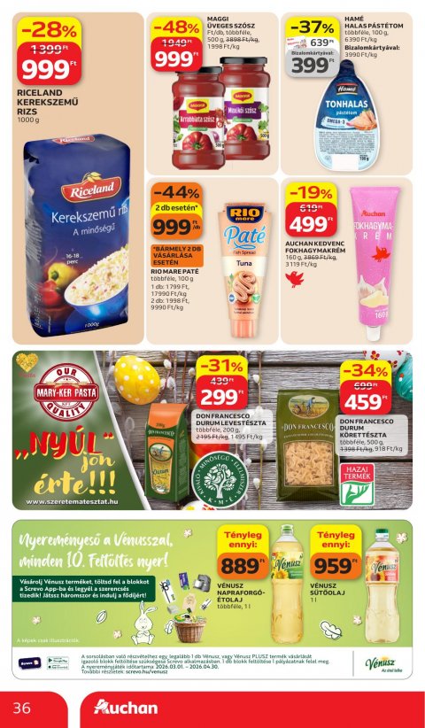 AUCHAN Hipermarket akciós újság