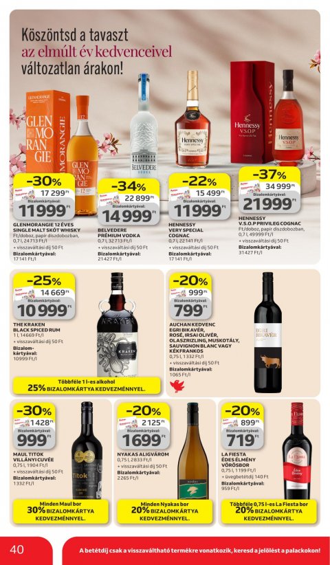 AUCHAN Hipermarket akciós újság