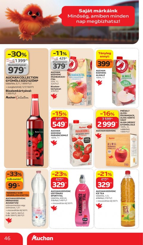 AUCHAN Hipermarket akciós újság