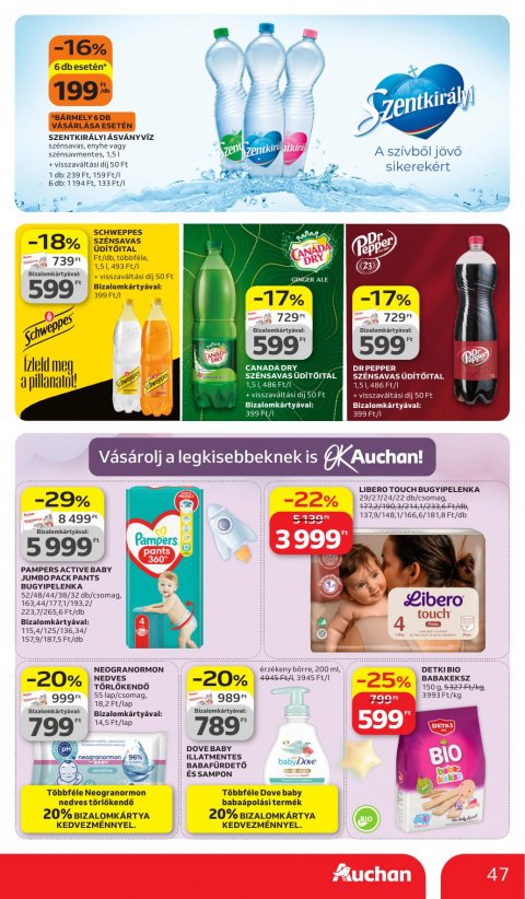 AUCHAN Hipermarket akciós újság