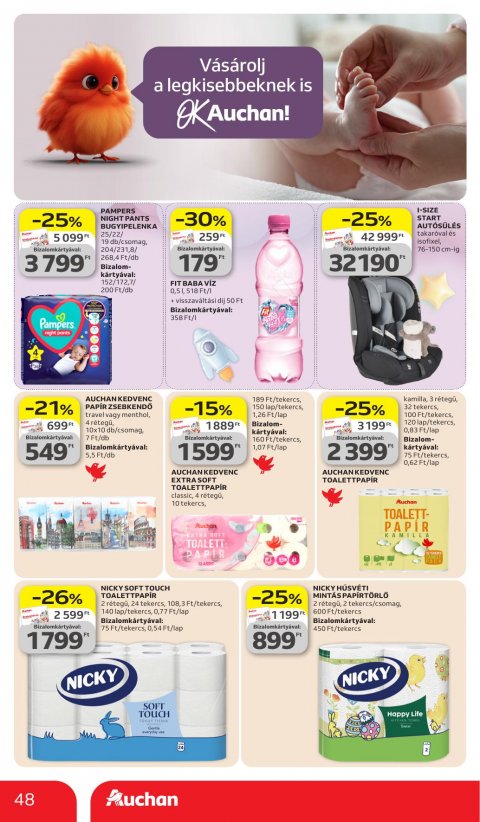 AUCHAN Hipermarket akciós újság