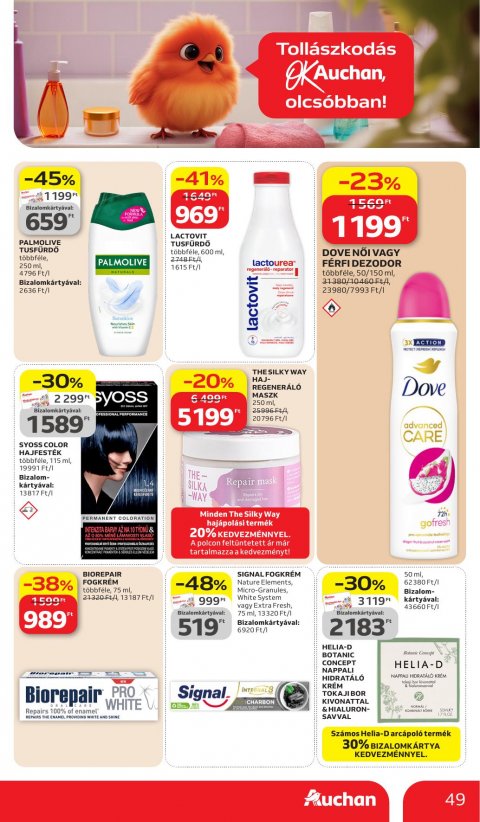 AUCHAN Hipermarket akciós újság