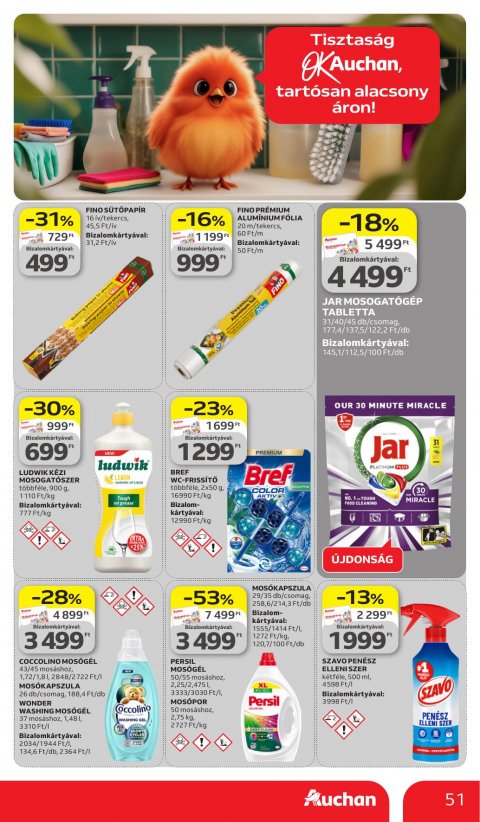 AUCHAN Hipermarket akciós újság