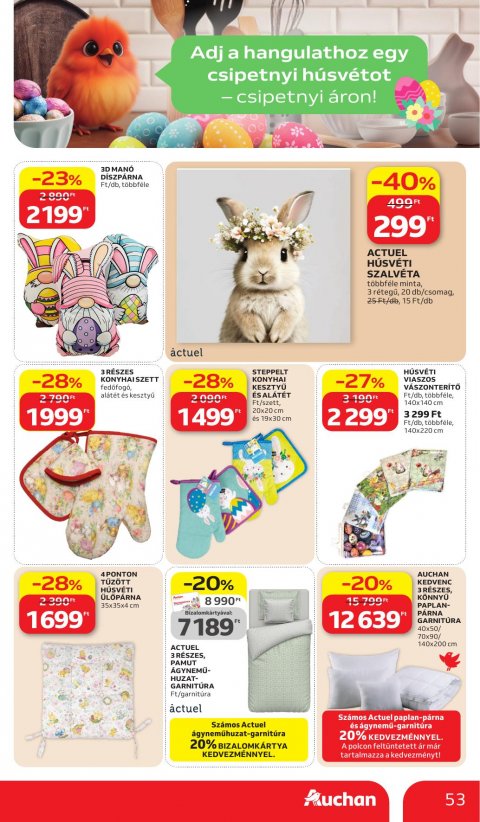 AUCHAN Hipermarket akciós újság