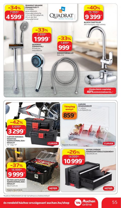 AUCHAN Hipermarket akciós újság