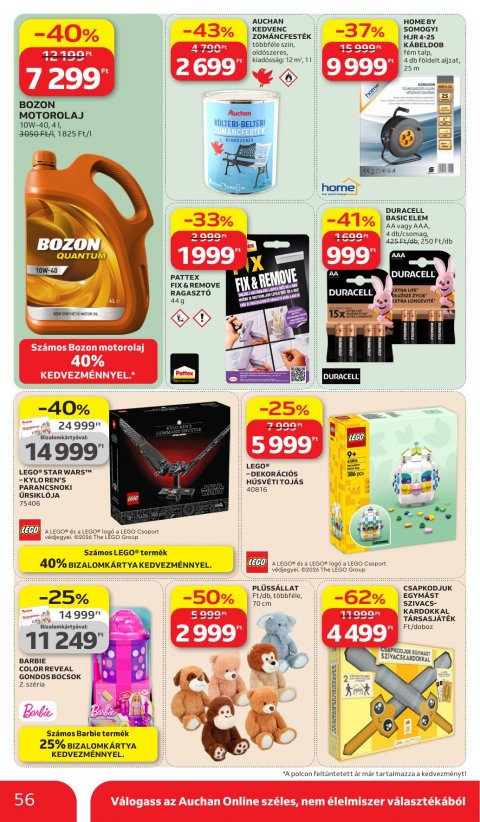 AUCHAN Hipermarket akciós újság