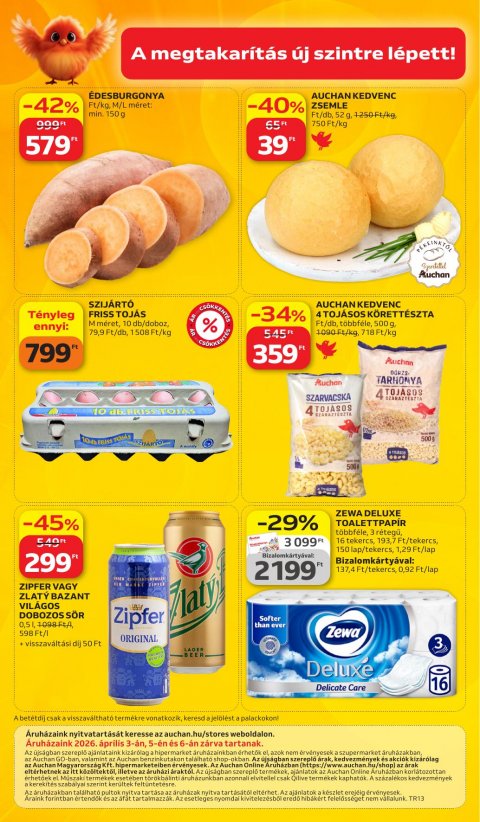 AUCHAN Hipermarket akciós újság
