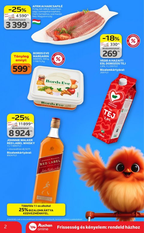 AUCHAN Szupermarket akciós újság