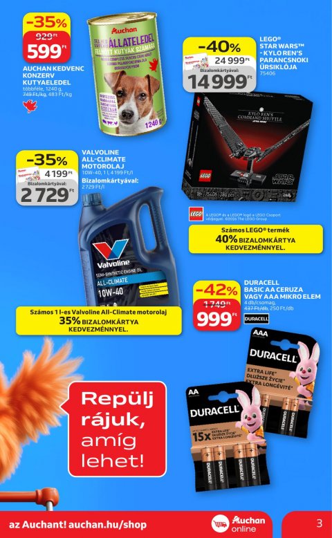 AUCHAN Szupermarket akciós újság