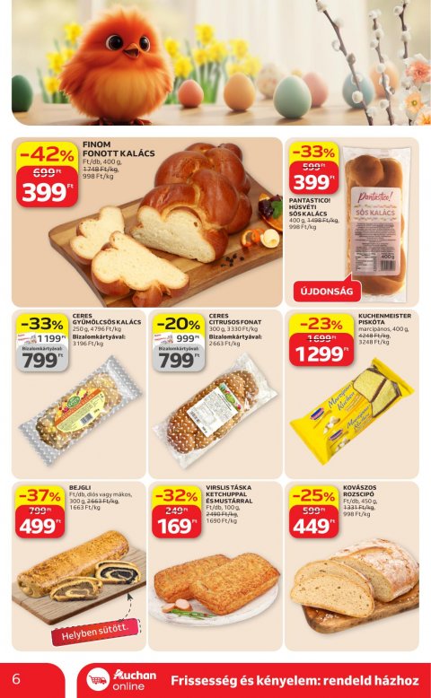 AUCHAN Szupermarket akciós újság