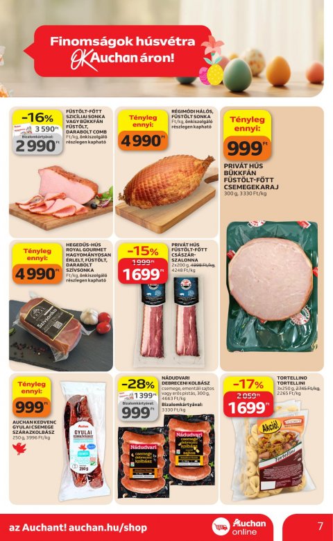 AUCHAN Szupermarket akciós újság