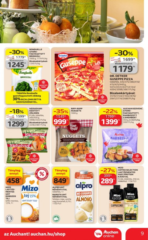 AUCHAN Szupermarket akciós újság
