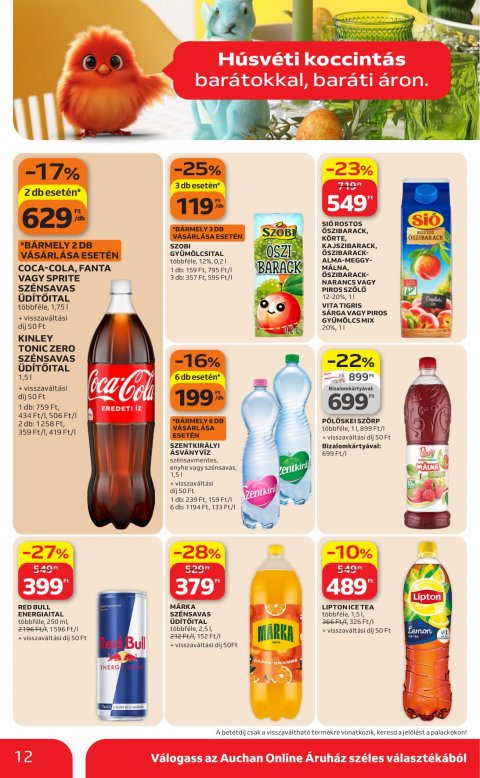 AUCHAN Szupermarket akciós újság