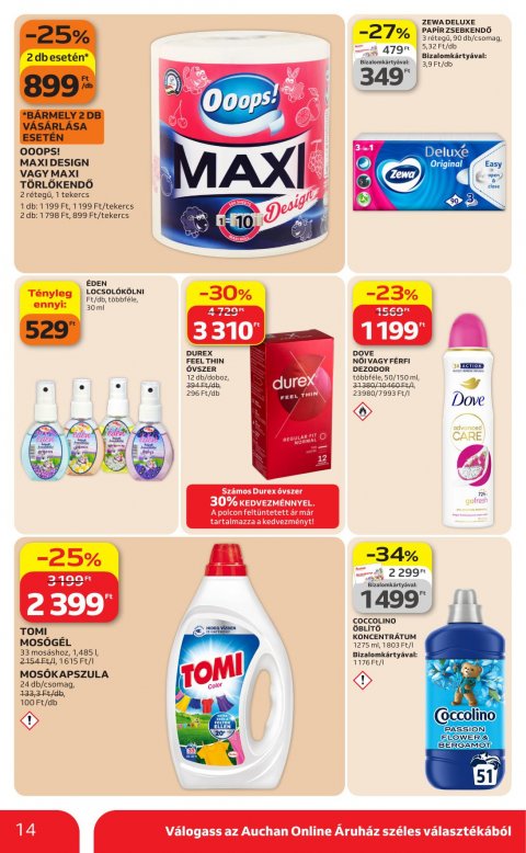 AUCHAN Szupermarket akciós újság