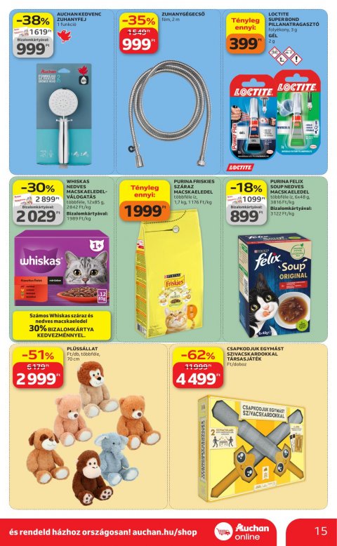AUCHAN Szupermarket akciós újság