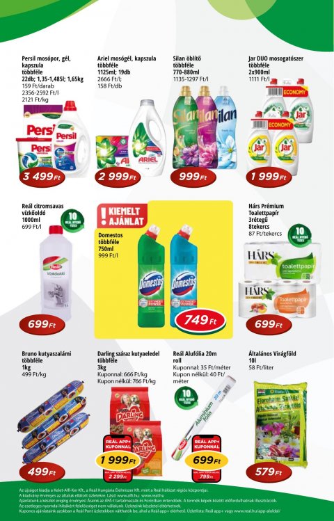 REAL Pont akciós újság