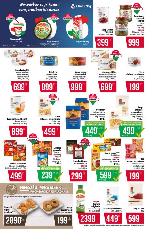 COOP országos akciós újság