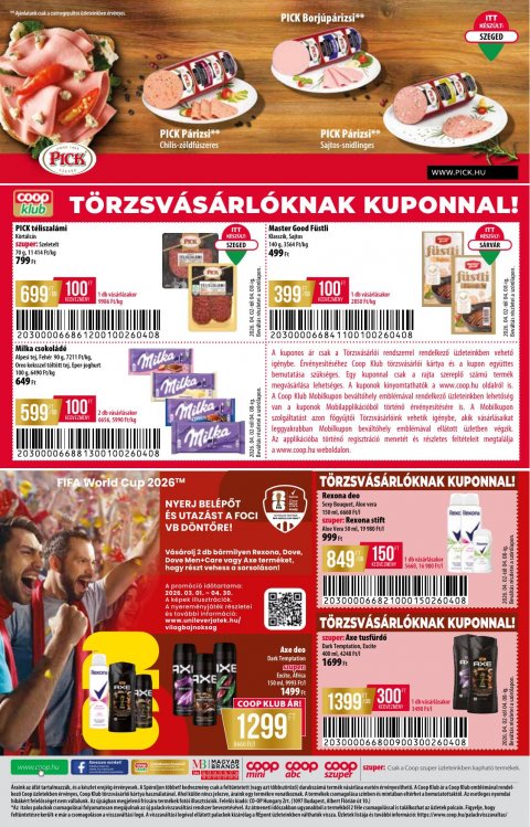 COOP országos akciós újság