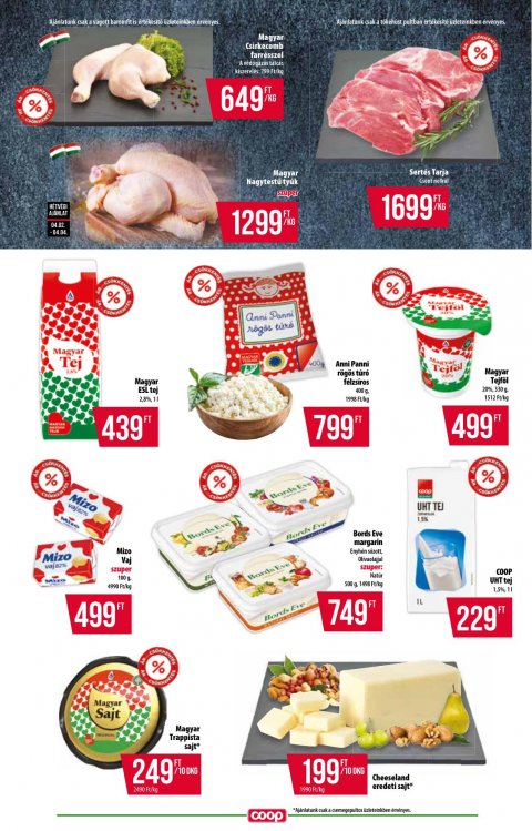 COOP Alföld akciós újság