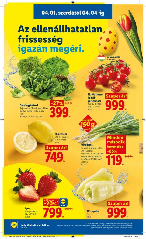 LIDL akciós újság