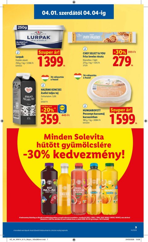 LIDL akciós újság