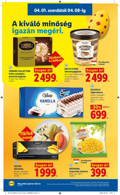 LIDL akciós újság