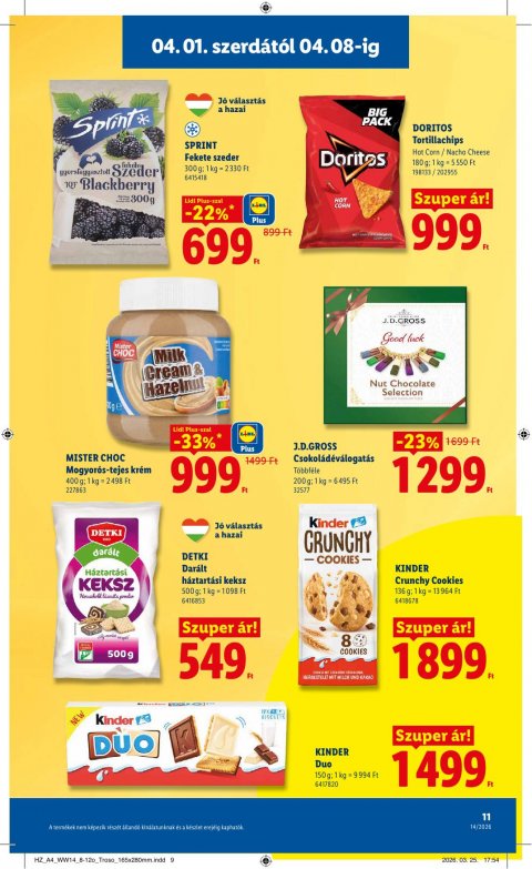 LIDL akciós újság