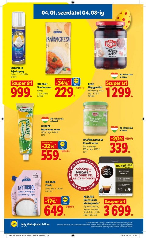 LIDL akciós újság