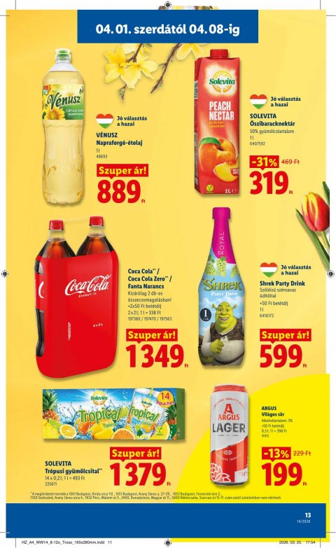 LIDL akciós újság