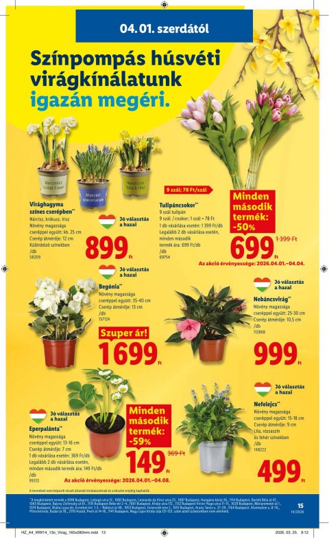 LIDL akciós újság