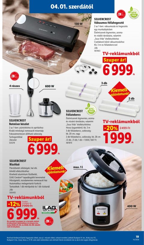 LIDL akciós újság