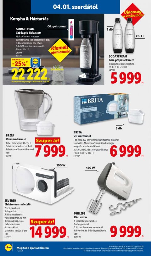 LIDL akciós újság