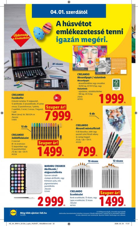 LIDL akciós újság