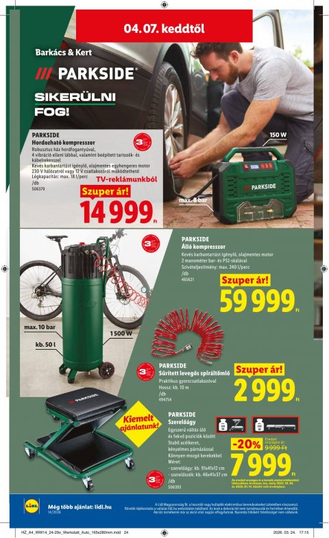 LIDL akciós újság