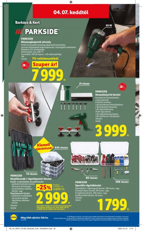 LIDL akciós újság