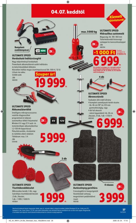 LIDL akciós újság