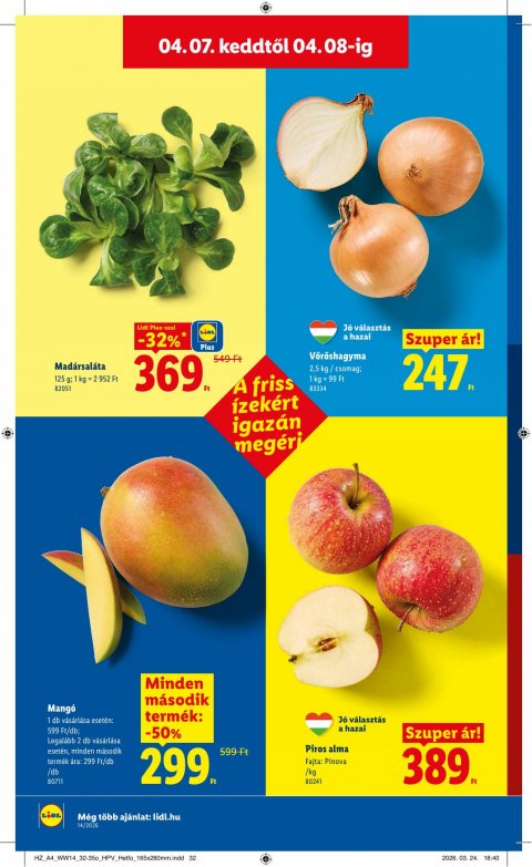 LIDL akciós újság